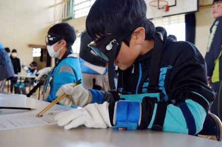 長島小学校6年生 福祉体験学習を行いました!!