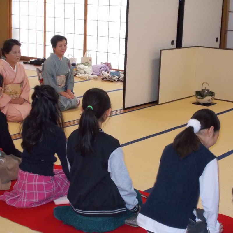 大井児童センター茶道クラブの初釜