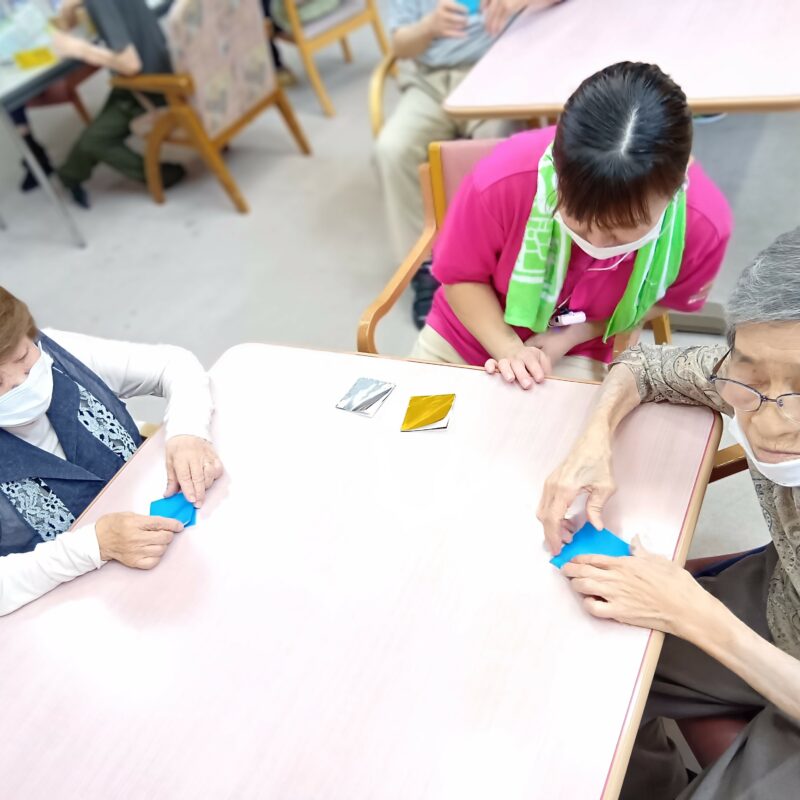 岩村デイサービスレクリエーションの様子