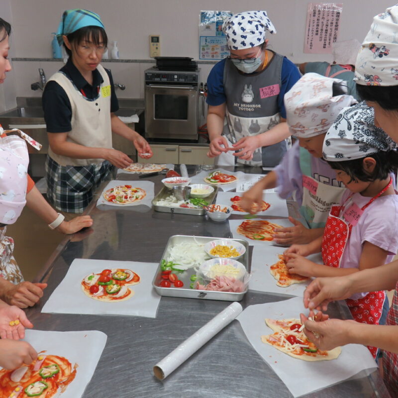 親子でクッキング（大井児童センター夏休み教室）