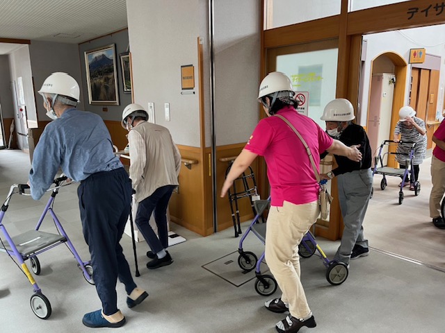 岩村福祉センター防災訓練