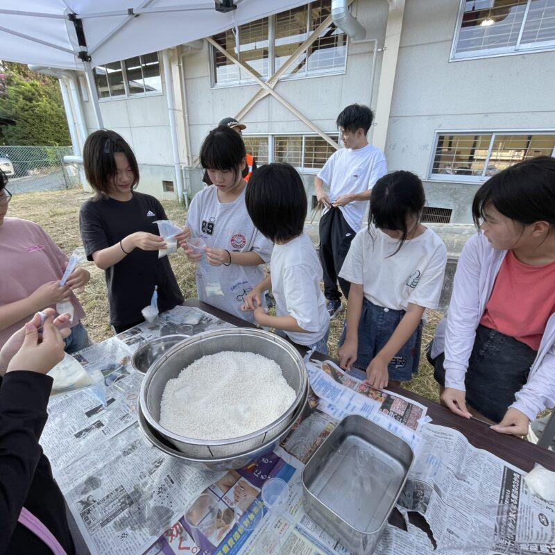 中野方小学校で防災キャンプが行われました！