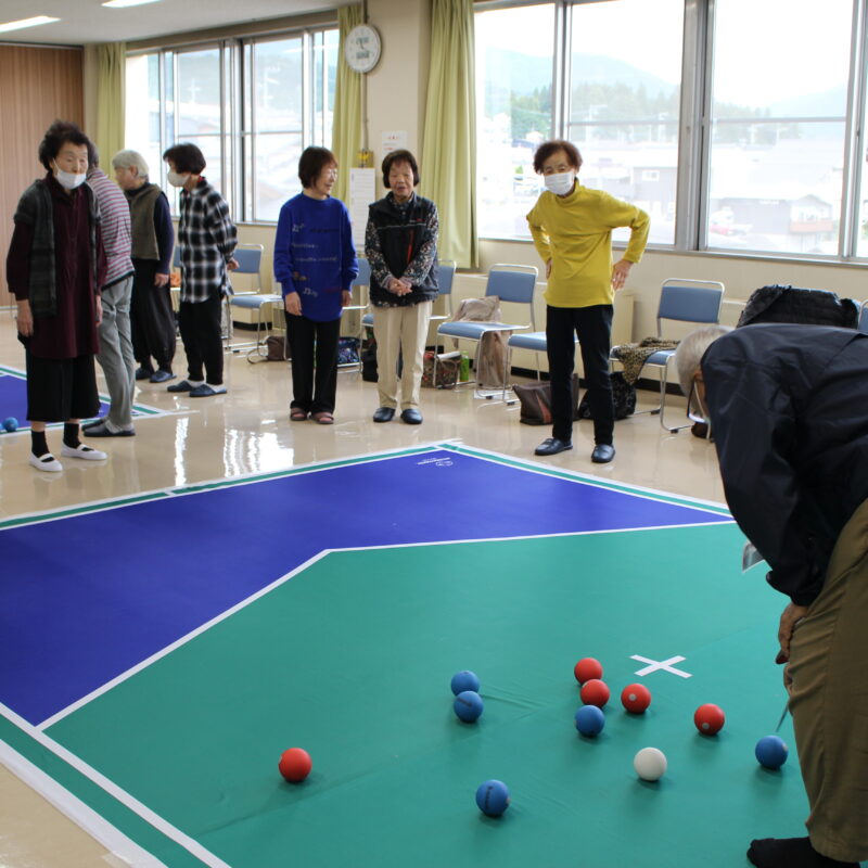 生きがい大学～ボッチャ体験～