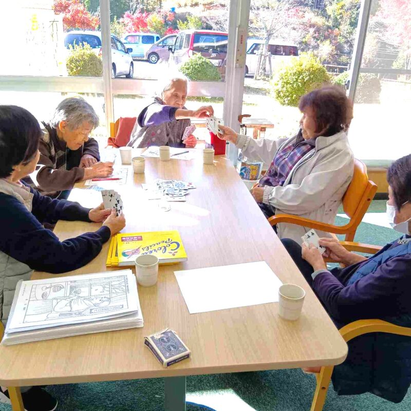 明智デイサービス午前中の風景