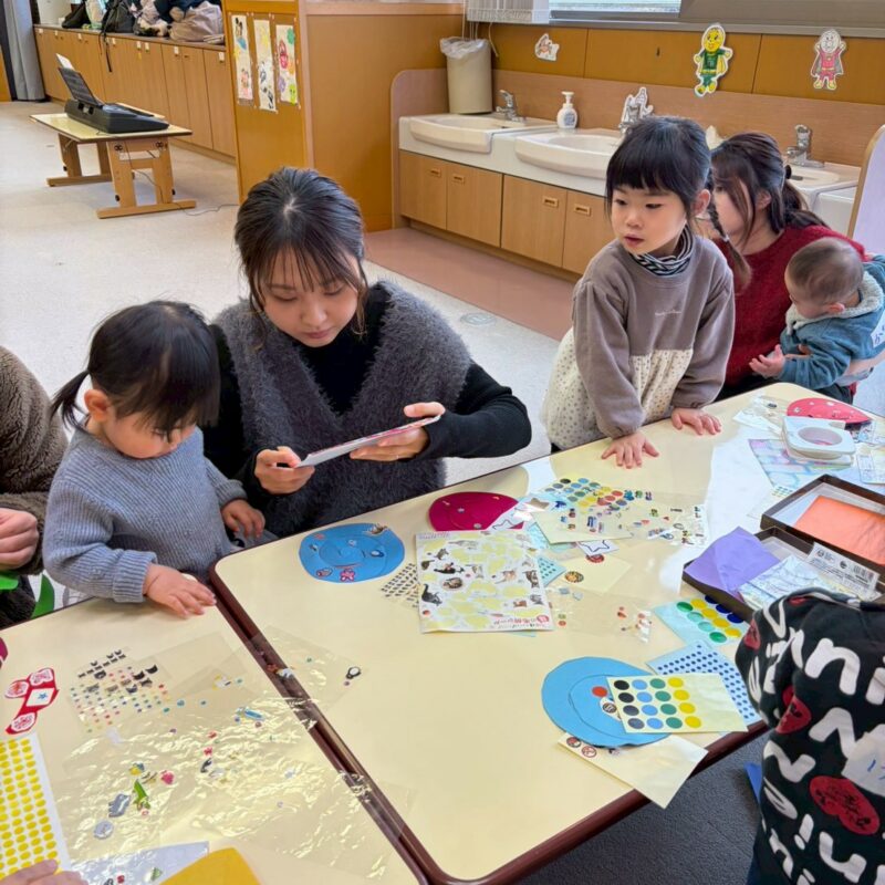 岩村親子遊びの場でお正月遊び🎍