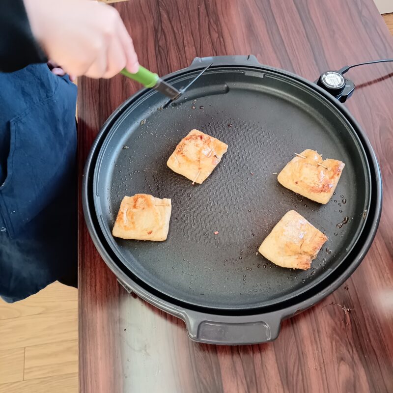 おひさま　小学生クッキング　豆腐巾着