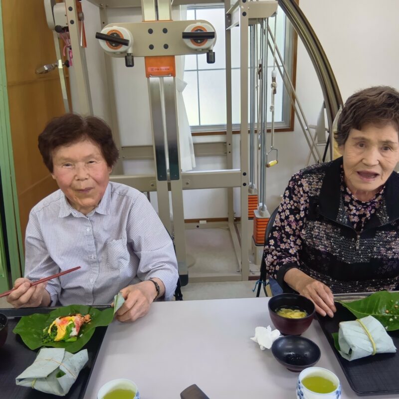 いきいき教室明智　朴葉寿し作り