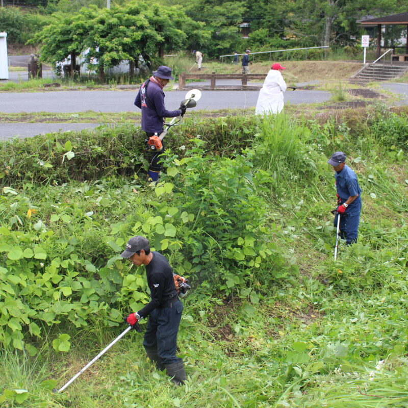 恵那病院奉仕作業を行いました。