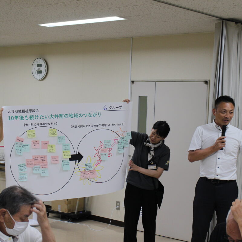 大井地域福祉懇談会を開催しました。