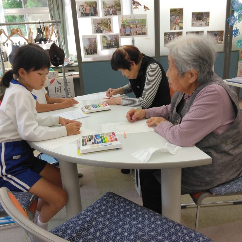 上矢作小1.2年生による社会見学